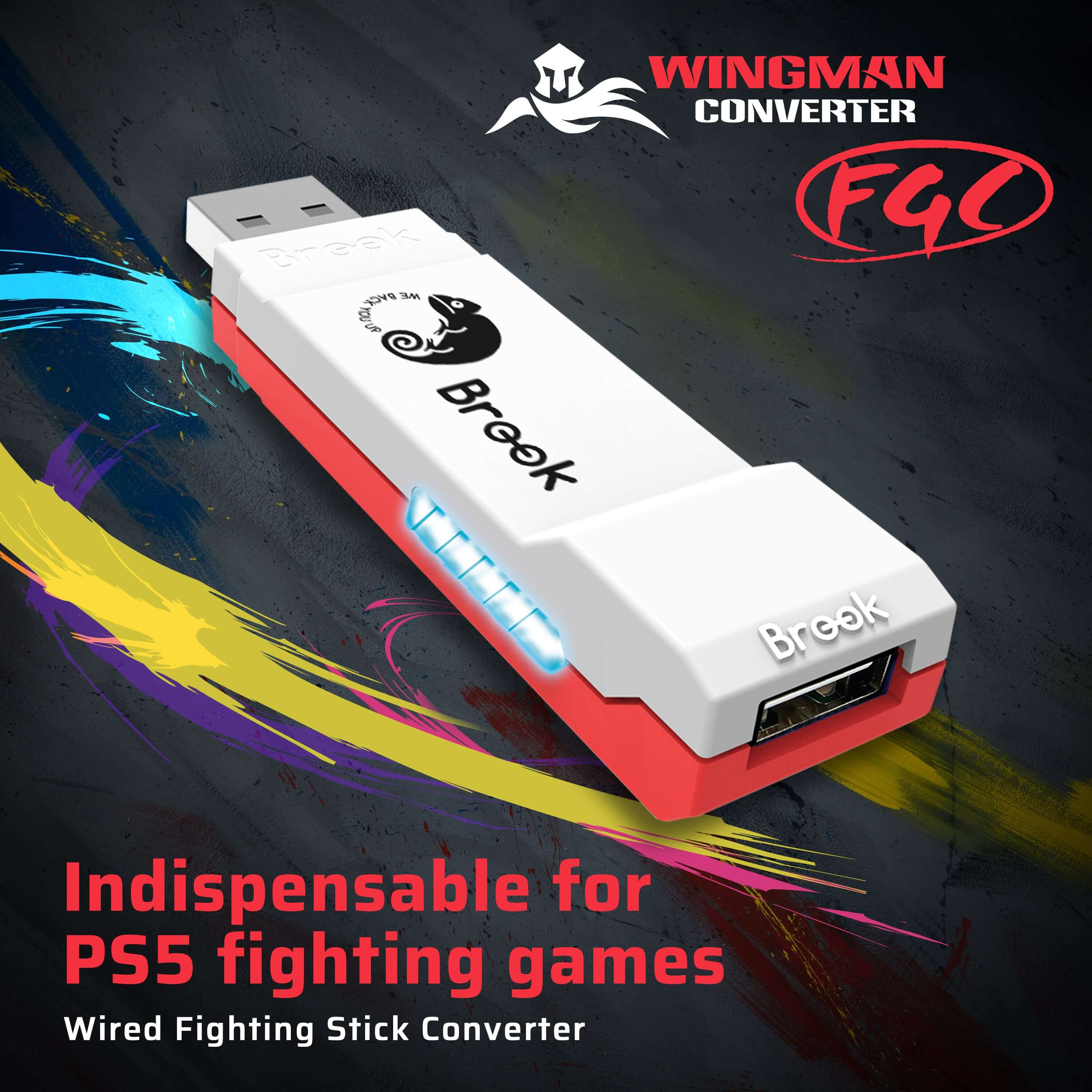 Brook Wingman FGC converter for PS5 Fighting Games – BrookGaming