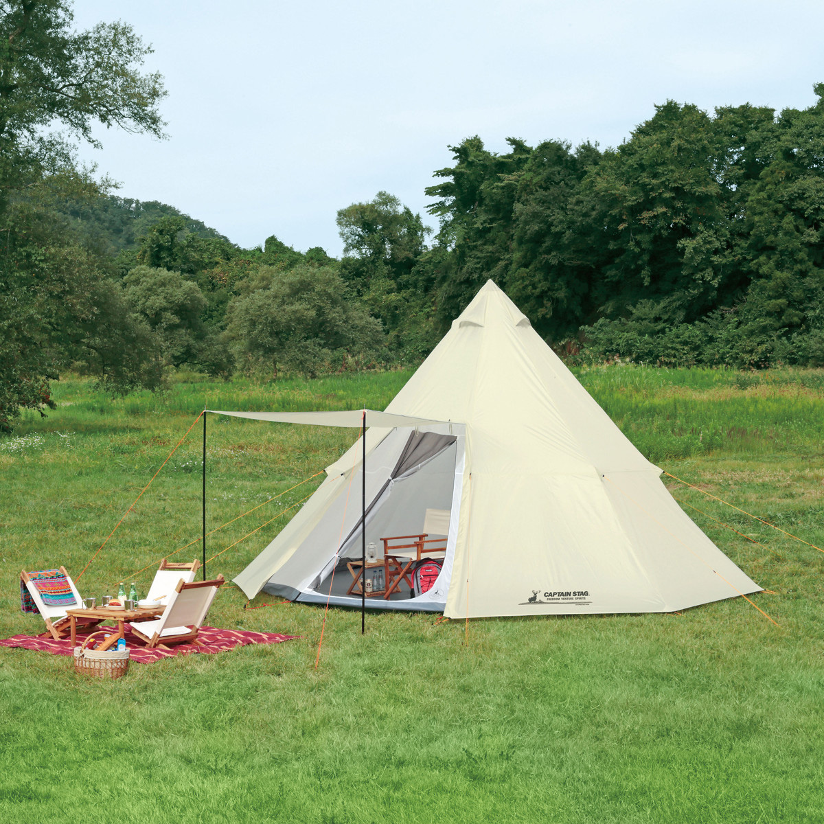 CSクラシックス ワンポールテント オクタゴン460UV -キャプテン