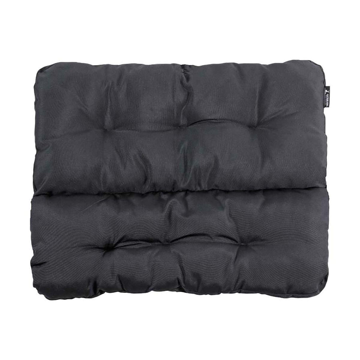 アルミ背付ベンチ用 リラックスクッションカバー (ブラック