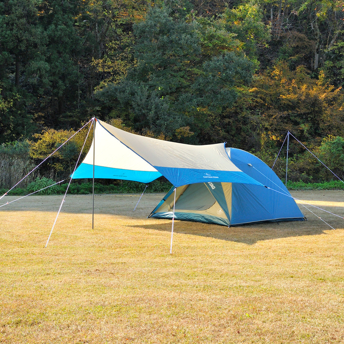 YELLOW PACKAGE スタンダードドームテント＆タープセット＋