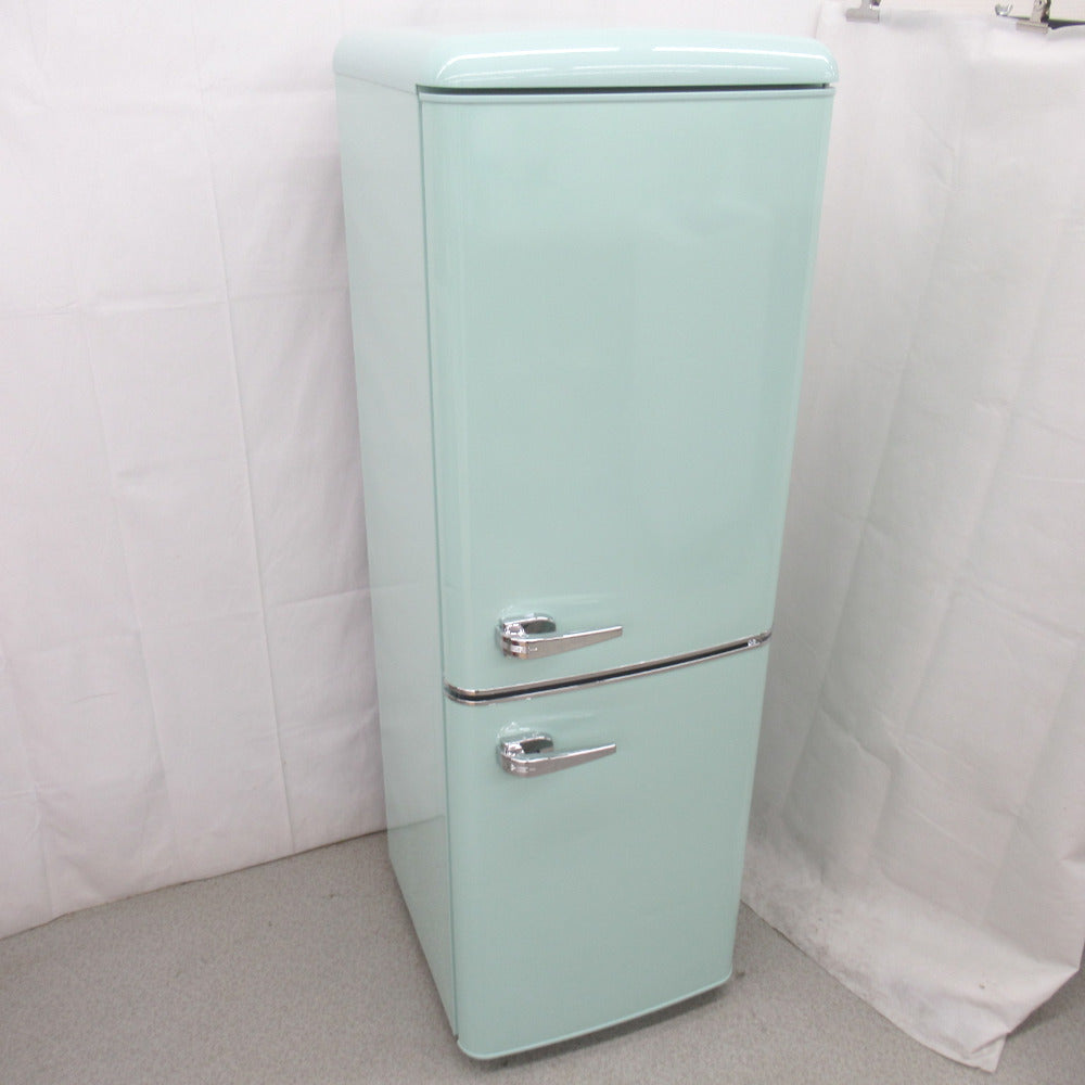 IRIS OHYAMA アイリスオーヤマ 冷蔵庫 130L レトロ PRR-142D-LG ライト