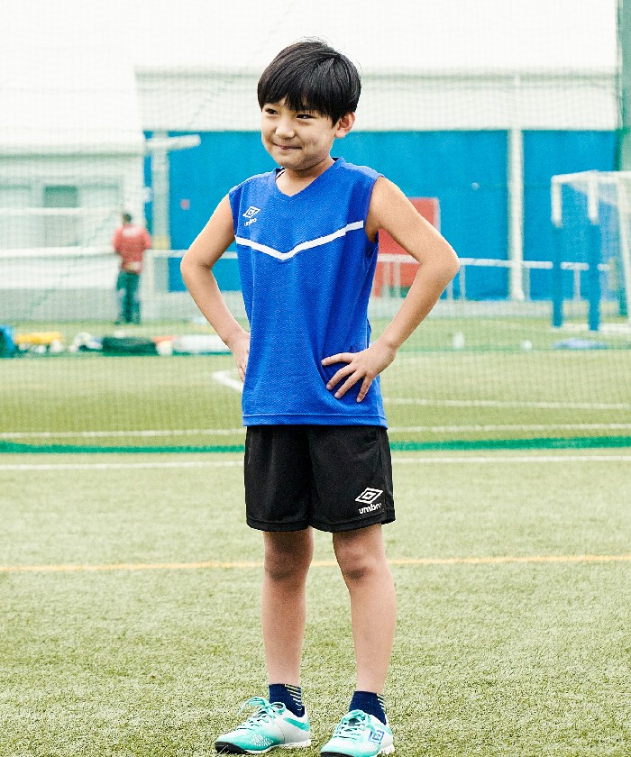 Jリーグサプライ】ジュニア用ノースリーブシャツ(V首) 20分＋で乾く