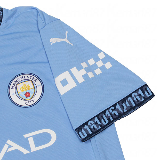 マンチェスターシティ 24-25 ホーム 半袖レプリカユニフォーム 17
