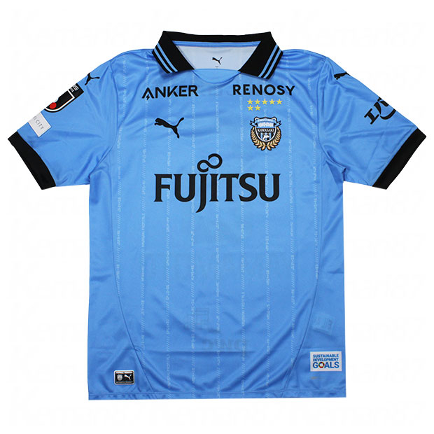 川崎フロンターレ 2025 ホーム 半袖レプリカユニフォーム 8.橘田健人