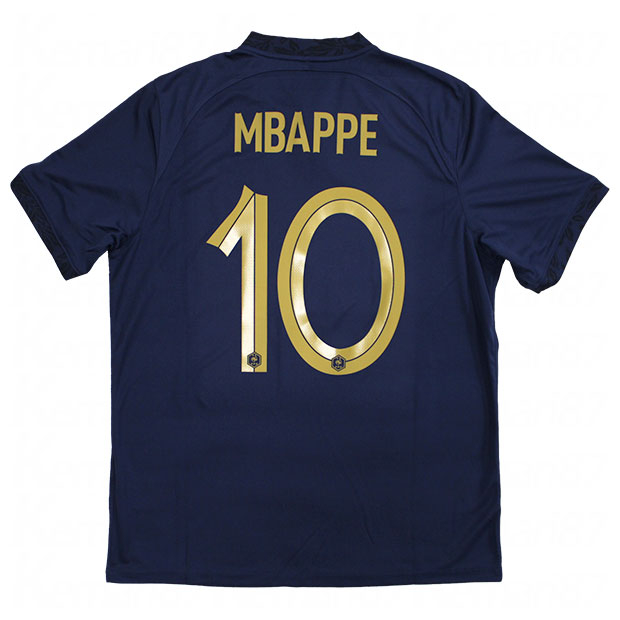 フランス代表 2022 ホーム 半袖レプリカユニフォーム 10.キリアン