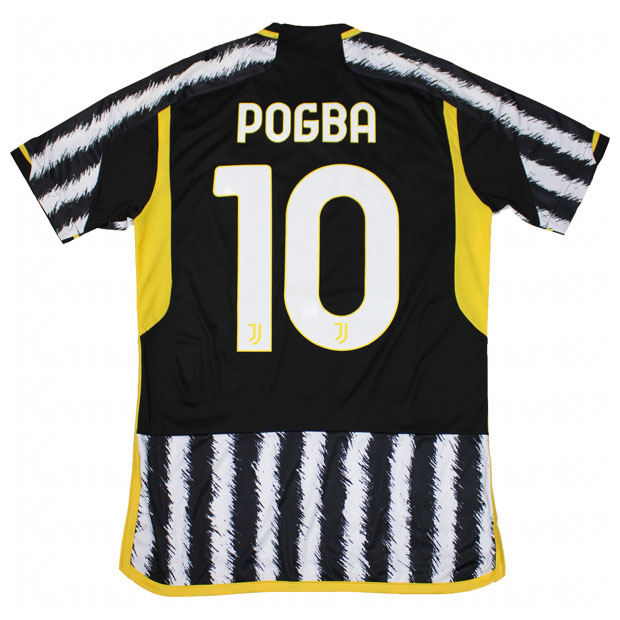 ユベントス 23-24 ホーム 半袖レプリカユニフォーム 10.ポール・ポグバ