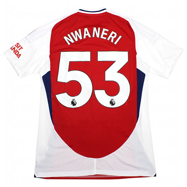 アーセナル 24-25 ホーム 半袖レプリカユニフォーム 53.イーサン