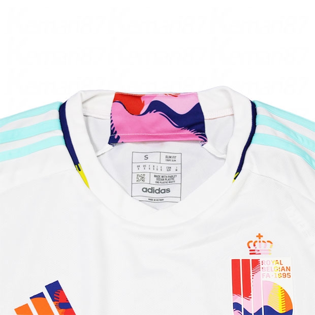 ベルギー代表 2022 アウェイ 半袖レプリカユニフォーム 10.エデン