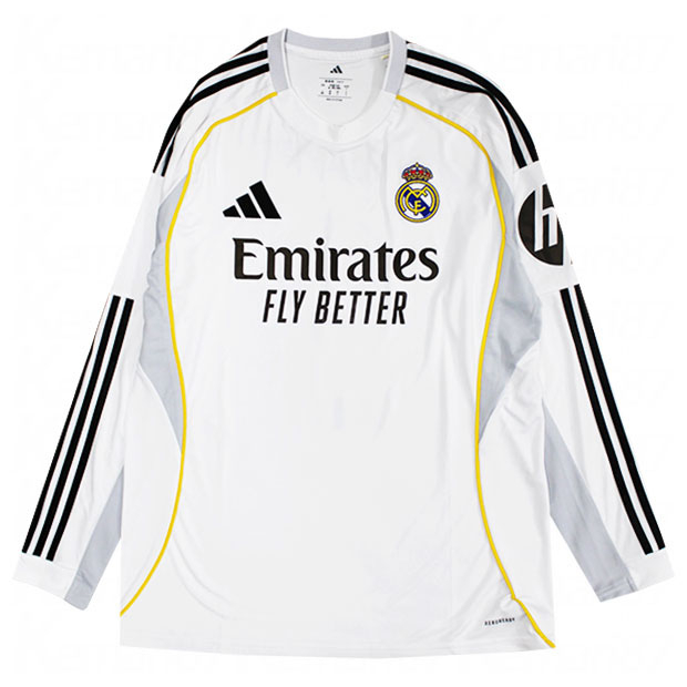 レアルマドリッド 25-26 ホーム 長袖レプリカユニフォーム 5.ジュード