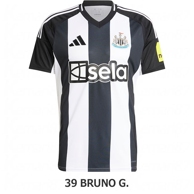 ニューカッスル 24-25 ホーム 半袖レプリカユニフォーム 39.ブルーノ