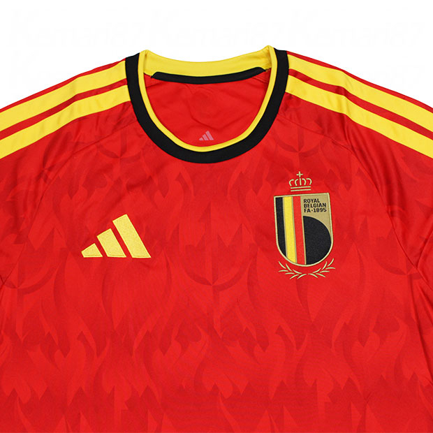 ベルギー代表 2026 ホーム 半袖レプリカユニフォーム 7.ケヴィン・デ