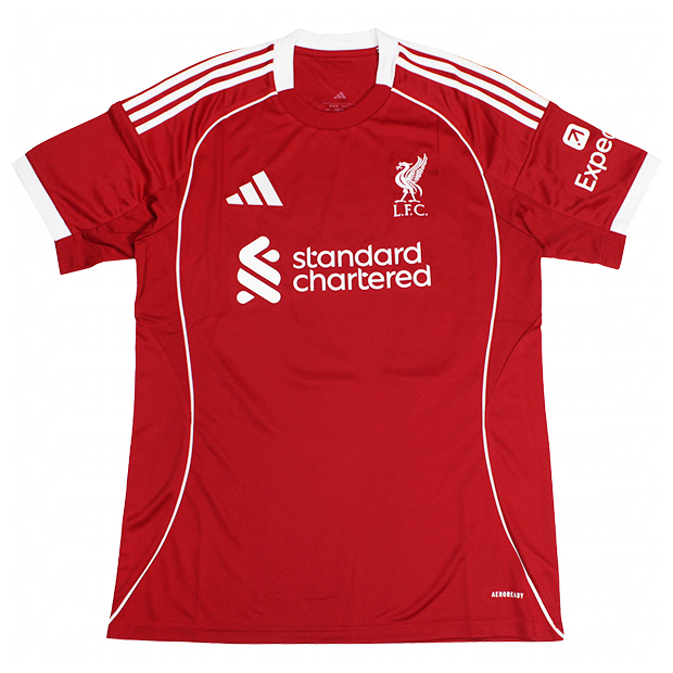リバプール 25-26 ホーム 半袖レプリカユニフォーム 22.ヒューゴ