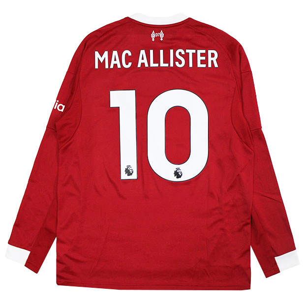 リバプール 25-26 ホーム 長袖レプリカユニフォーム 10.マック