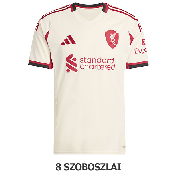 リバプール 25-26 アウェイ 半袖レプリカユニフォーム 8.ソボスライ