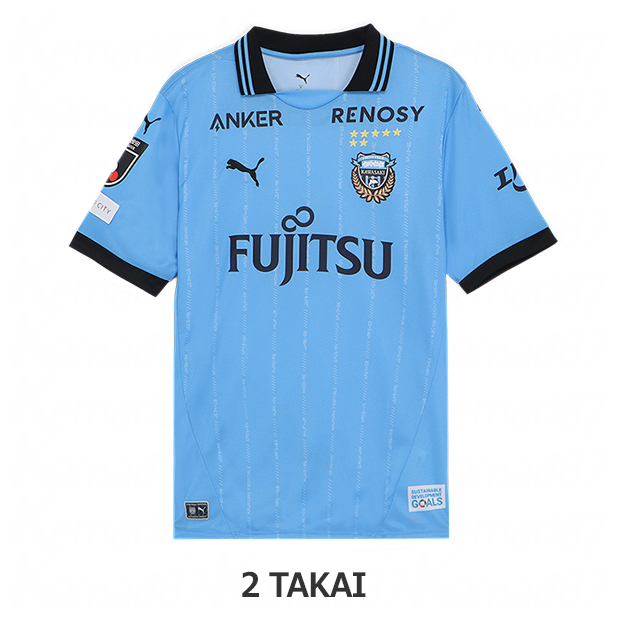川崎フロンターレ 2025 ホーム 半袖レプリカユニフォーム 2.高井幸大