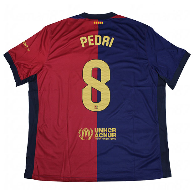 FCバルセロナ 24-25 ホーム 半袖レプリカユニフォーム 8.ペドリ(ペドロ