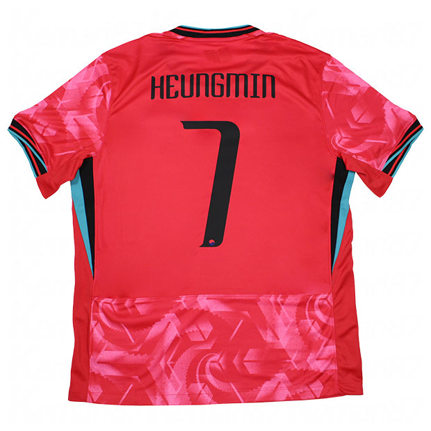 韓国代表 2024 ホーム 半袖レプリカユニフォーム 7.ソン・フンミン