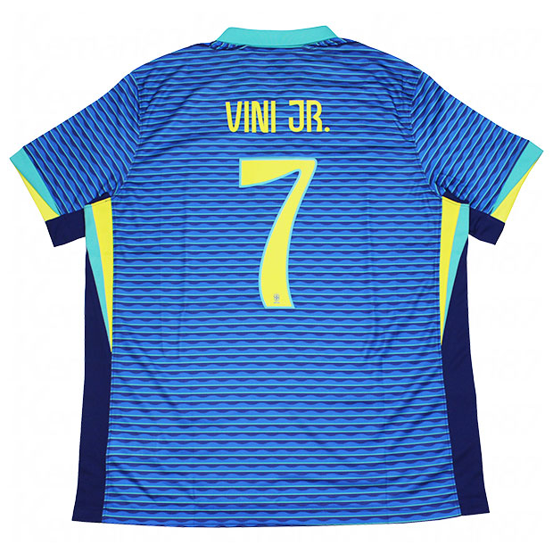 ブラジル代表 2024 アウェイ 半袖レプリカユニフォーム 7.ヴィニシウス