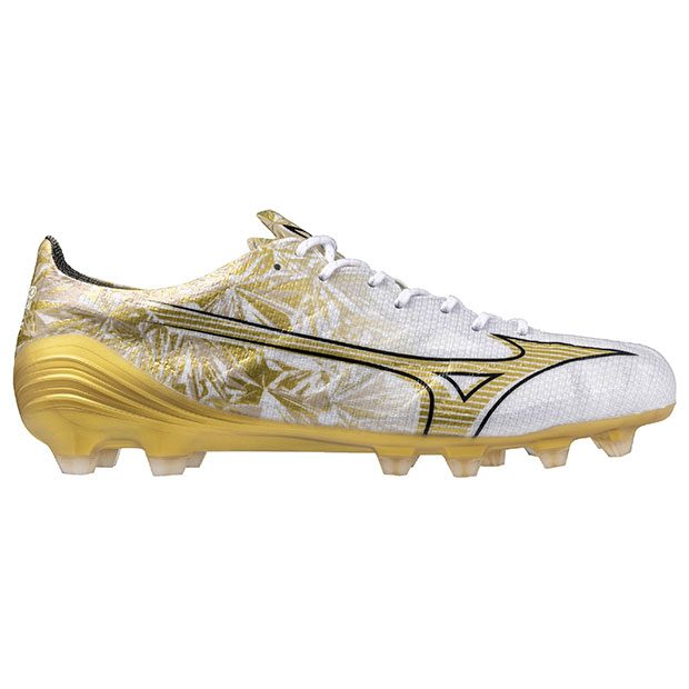 ミズノアルファ ELITE ホワイト×プリズムゴールド | ゲキサカFCストア