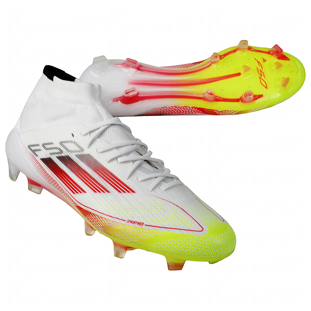 F50 ELITE FG MID W フットウェアホワイト×コアブラック | ゲキサカFC