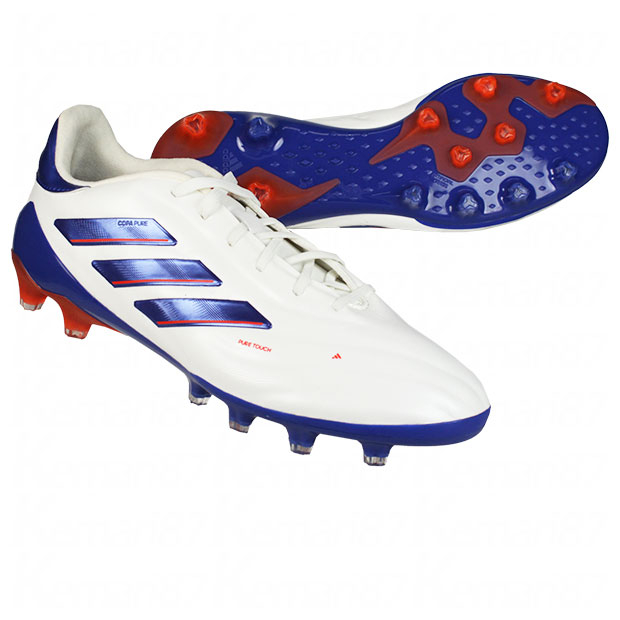 コパ ピュア 2 ELITE AG フットウェアホワイト×ルシッドブルー