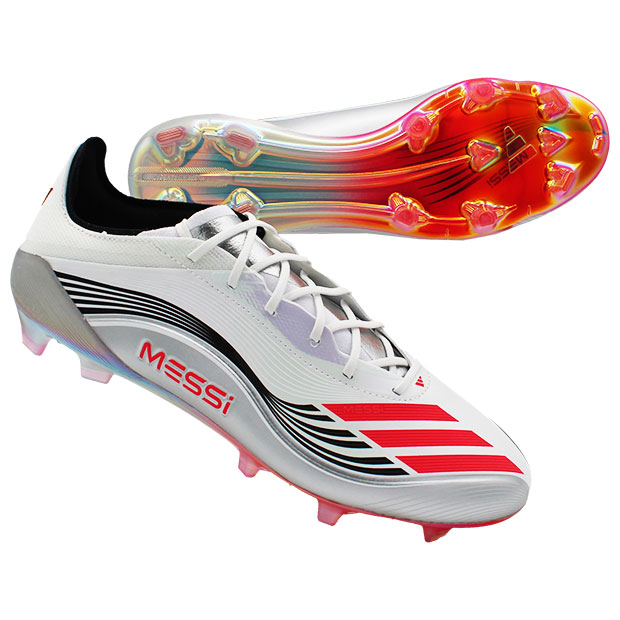F50 MESSI ELITE FG フットウェアホワイト×ルシッドレッド | ゲキサカ