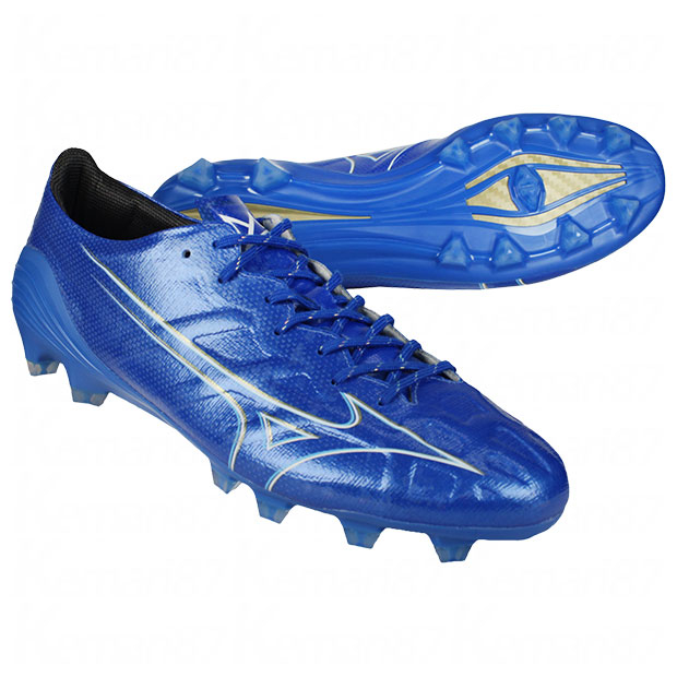 ミズノアルファ ELITE レーザーブルー×ホワイト | ゲキサカFCストア