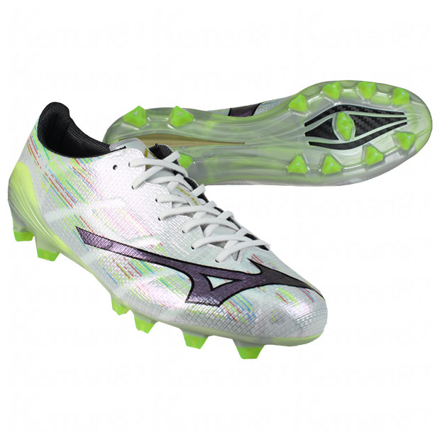 ミズノアルファ 2 JAPAN ホワイト×シルバーイリディセント | ゲキサカ