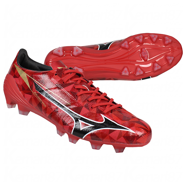 ミズノアルファ 2 PRO ルビーレッド×ブラック | ゲキサカFCストア