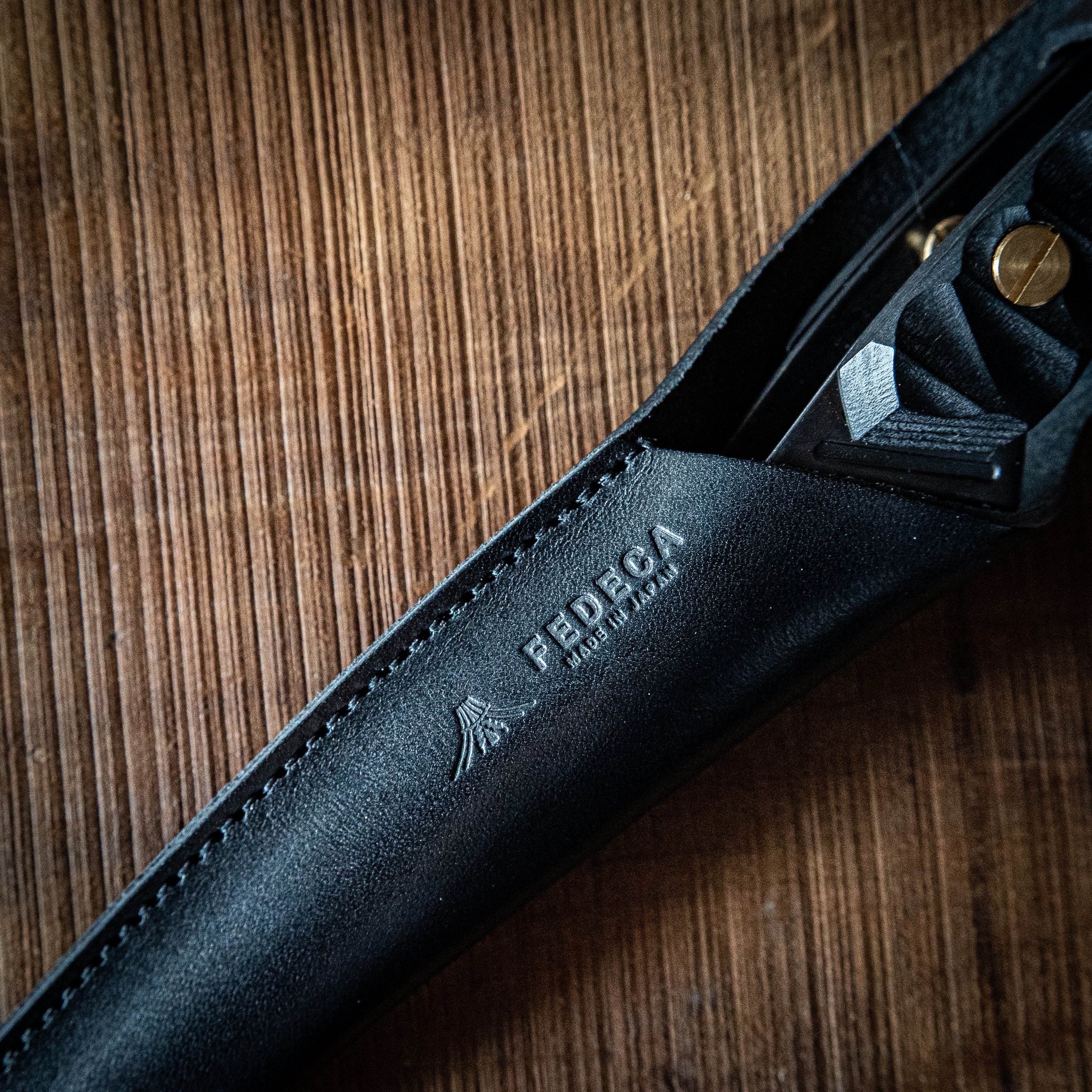 FEDECA CLEVER TONG 専用レザーケース ブラック