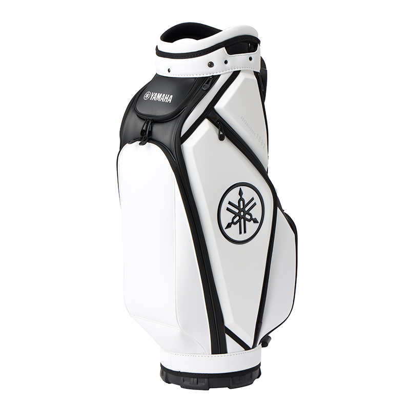 ミドルサイズキャディバッグ ホワイト×ブラック | ヤマハ ゴルフ