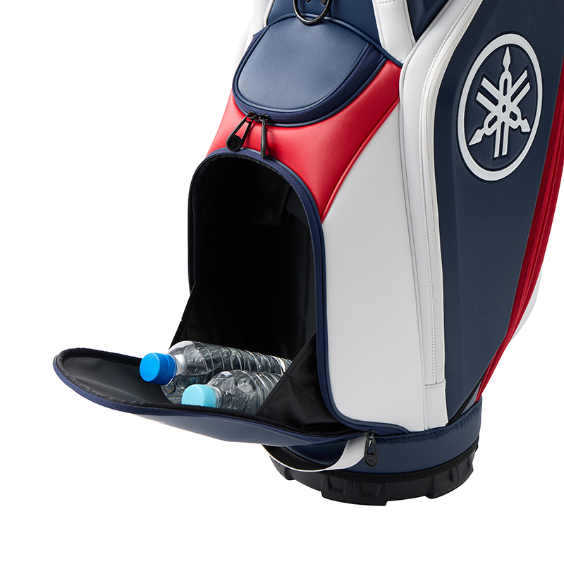 ミドルサイズキャディバッグ ブラック×レッド | ヤマハ ゴルフ