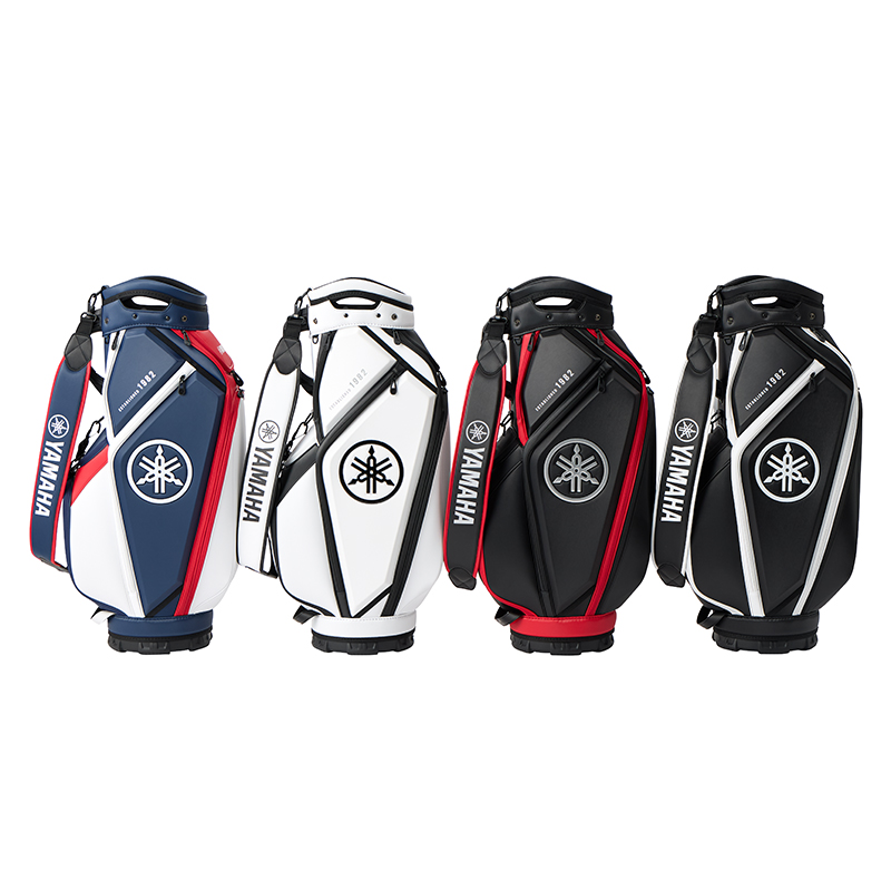 ミドルサイズキャディバッグ ブラック×レッド | ヤマハ ゴルフ