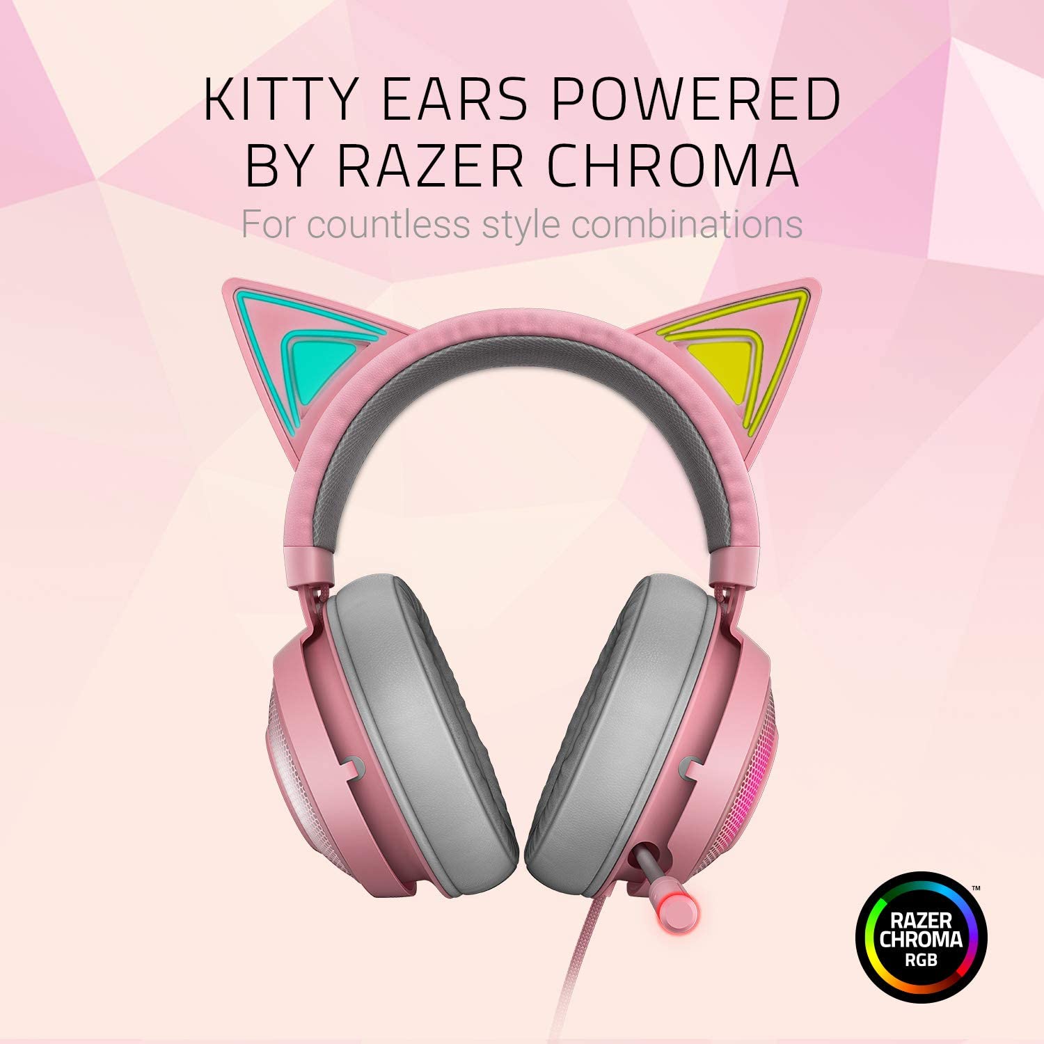 Razer Kraken Kitty Quartz Pink クラーケン キティー クォーツピンク