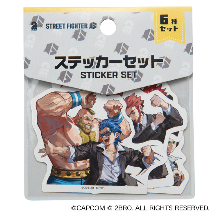 予約受付中】2BRO.×ストリートファイター 6 ステッカーセット (2BRO