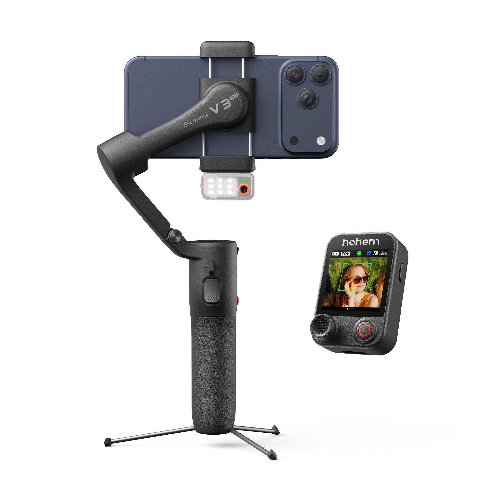 Hohem iSteady V3 Ultra | Advanced AI Phone Gimbal