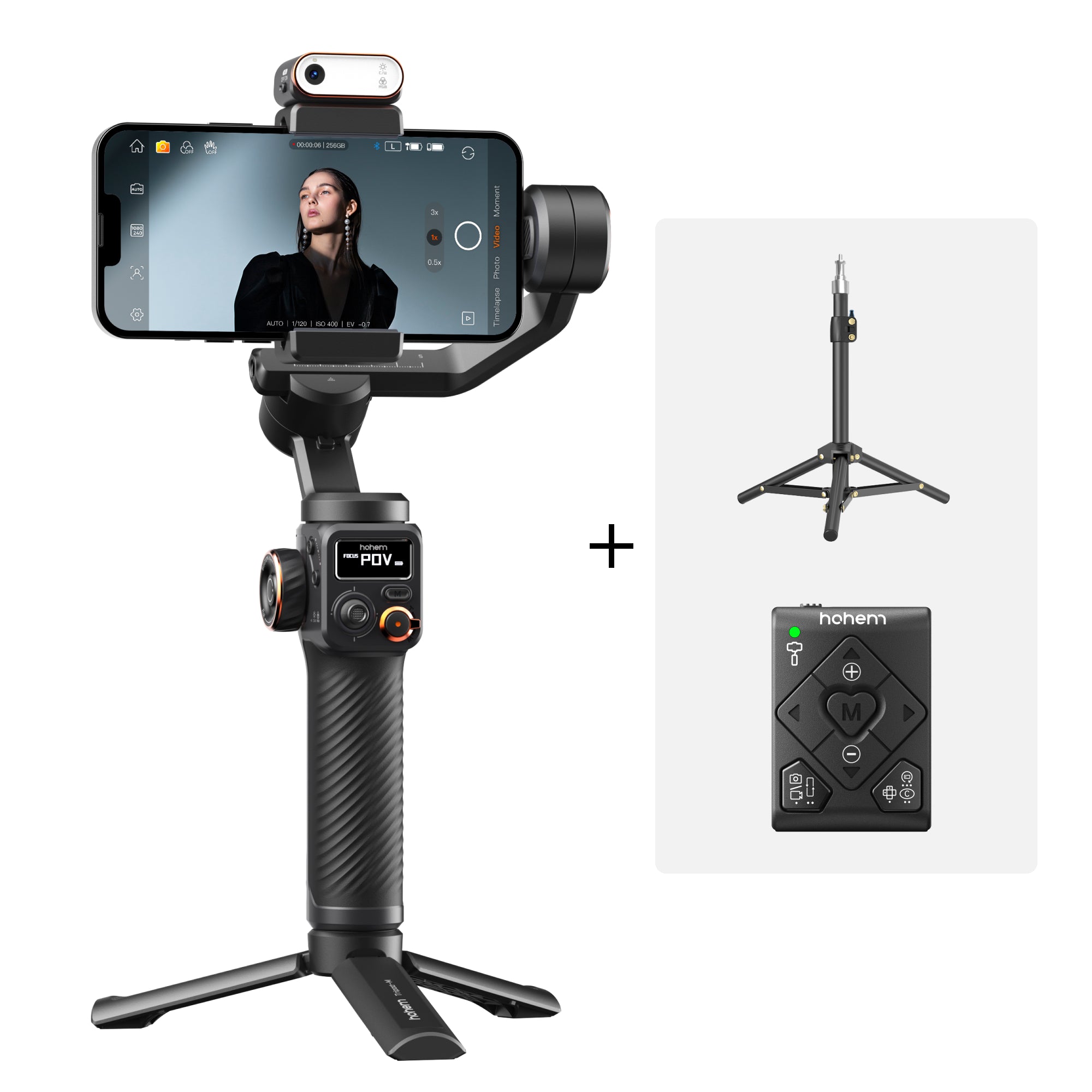 Hohem iSteady M6 – AI Tracking Gimbal for Android & iPhone