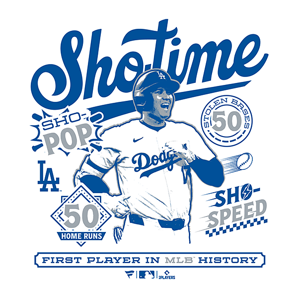大谷翔平 「50-50 CLUB Sho-Time」 Tシャツ ホワイト(S nocolor): 野球