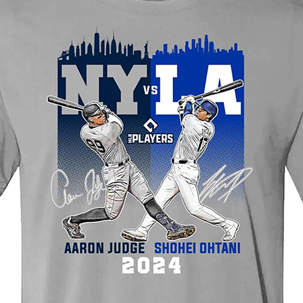 大谷翔平 OHTANI JUDGE NY vs LA WORLD SERIES 2024 LIMITED EDITION T