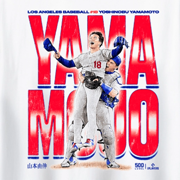 ロサンゼルス・ドジャース 山本由伸 『YAMA MOJO』 Tシャツ(L nocolor
