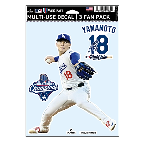 Wincraft ロサンゼルス・ドジャース 山本由伸 2025 ワールドシリーズ