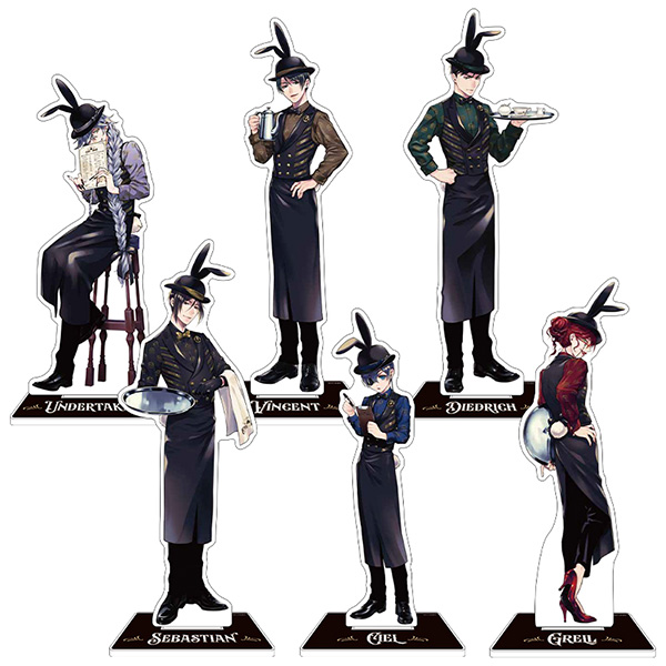 黒執事 Black Label」ビッグアクリルスタンド セバスチャン Cafe