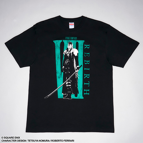 ファイナルファンタジーVII リバース Tシャツ セフィロス（ブラック