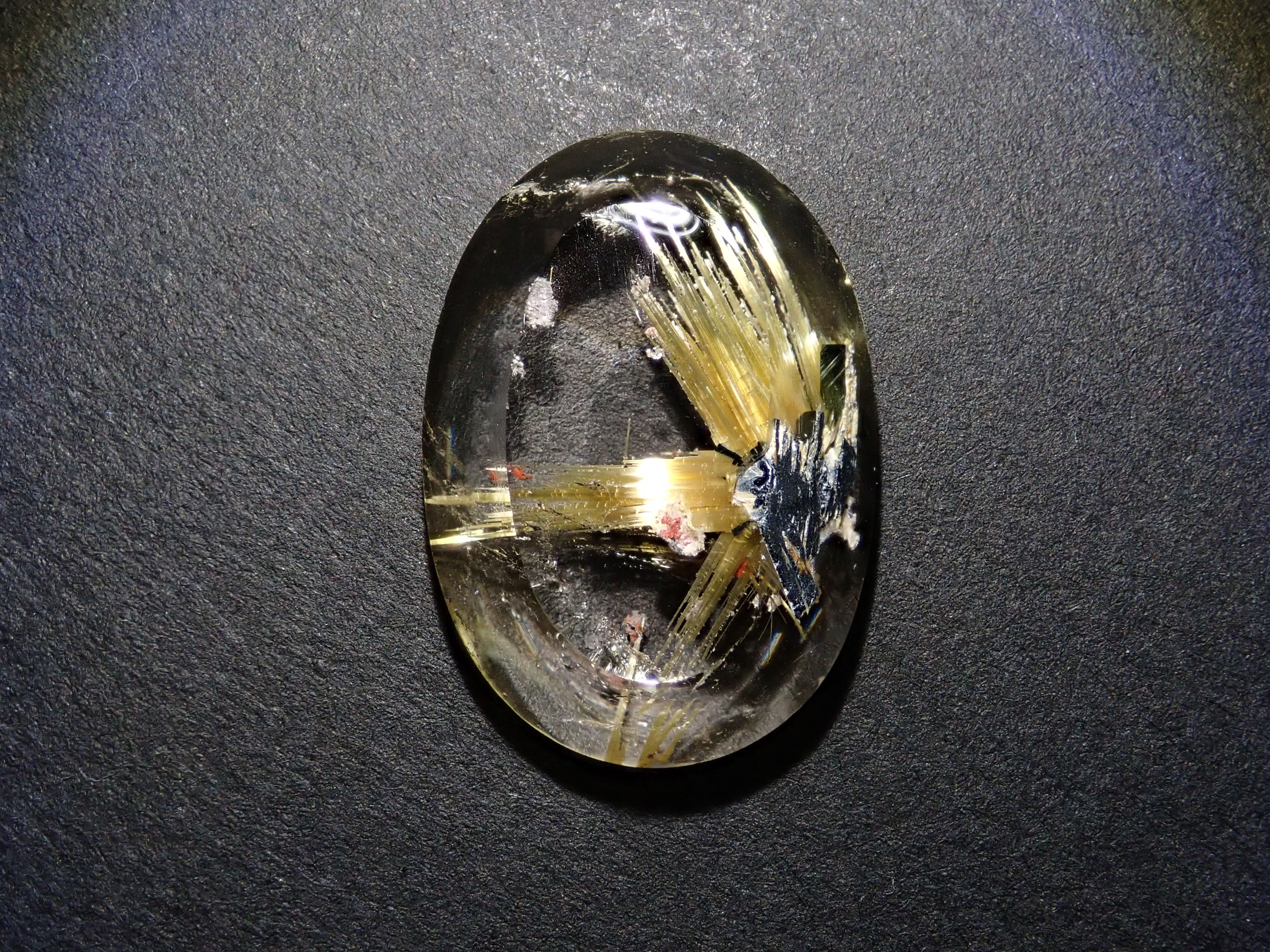 3/4 22時販売】ブラジル産ルチルクォーツ（ルチルレイテッドクォーツ