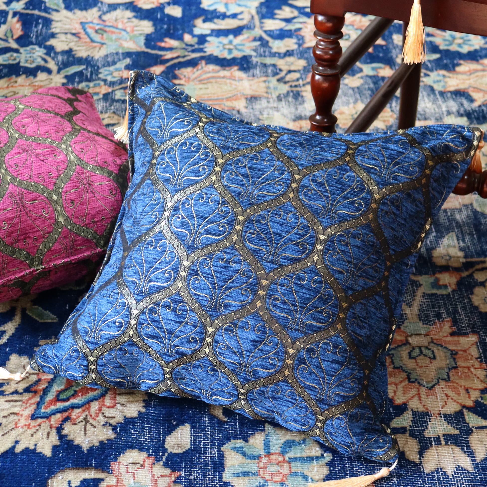 キリムスタイル / クッションカバー 45x45cm トルコデザイン