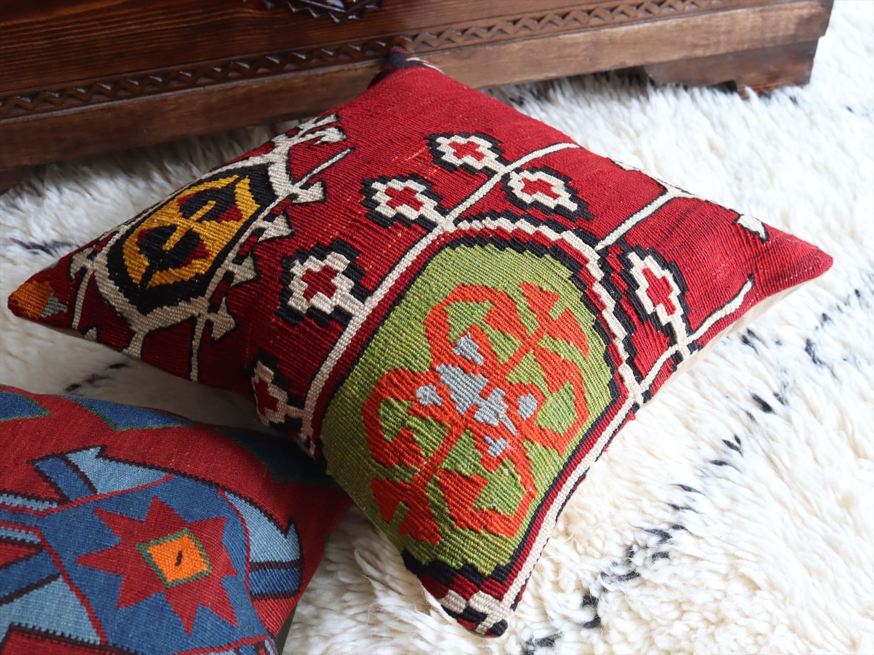 キリムスタイル / オールドキリム クッションカバー 40cmサイズ Old