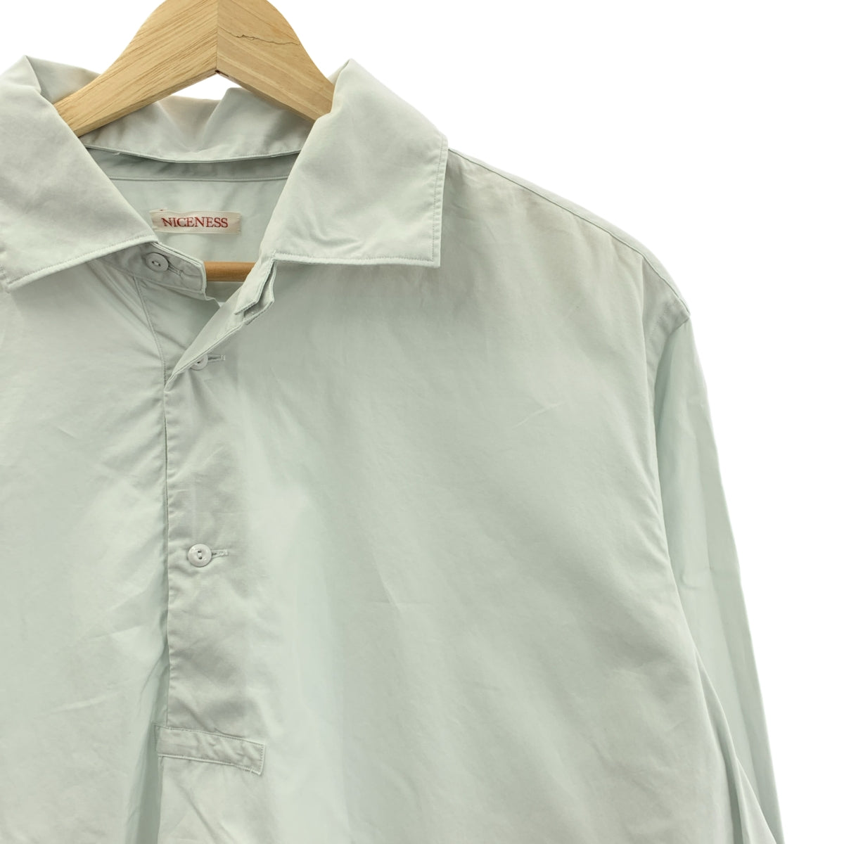 NICENESS / ナイスネス | GLASCOCK ブロード デタッチャブルカラー