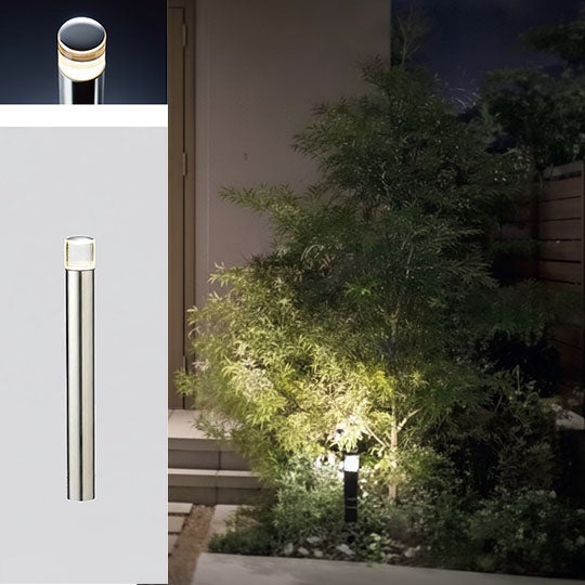 LIXIL・TOEX エクステリア照明 美彩ローポールライト丸形灯具下配光型