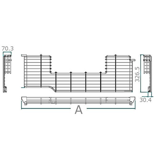 LIXIL・サンウエーブ アシストポケット用シェルフ（シンク下用）[#NAP