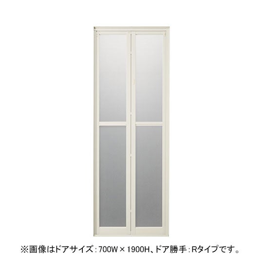 LIXIL・INAX 折り戸VDY(75)用障子(R勝手) 浴室部品 [VDY-7001900R75W-S